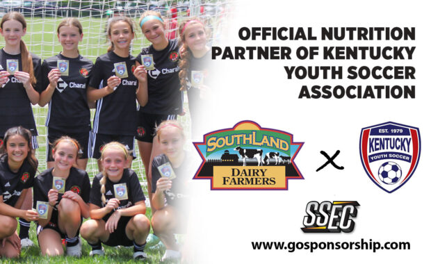 Official Nutrition partner of Kentucky Youth Soccer Association: Southland Dairy Farmers x KYSA presented by SSEC www.gosponsorship.com
